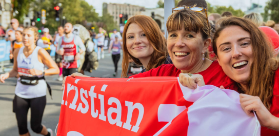 Christian Aid supporters at an event