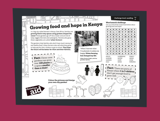CAW26 UK Christian Aid Week placemat thumbnail