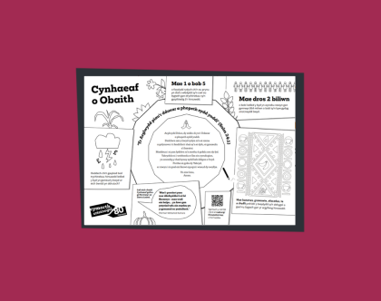 Harvest of Hope placemat (Welsh) thumbnail