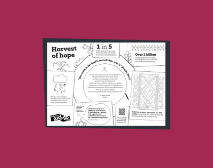 Harvest of Hope placemat thumbnail