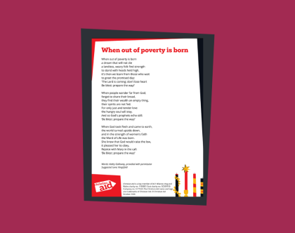 When poverty is born lyrics.