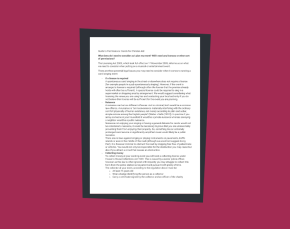 Permissions document for carol singing events