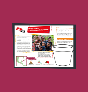 CAW25 children's activity sheet thumbnail